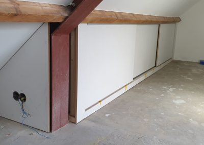 Schuifdeur kasten zolder
